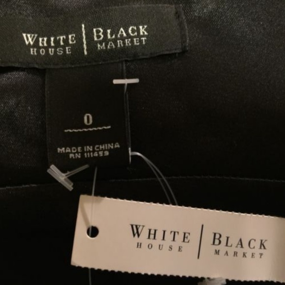 BRAND NEW W TAG $168 1 Shoulder Black Dress WHBM - Picture 4 of 7